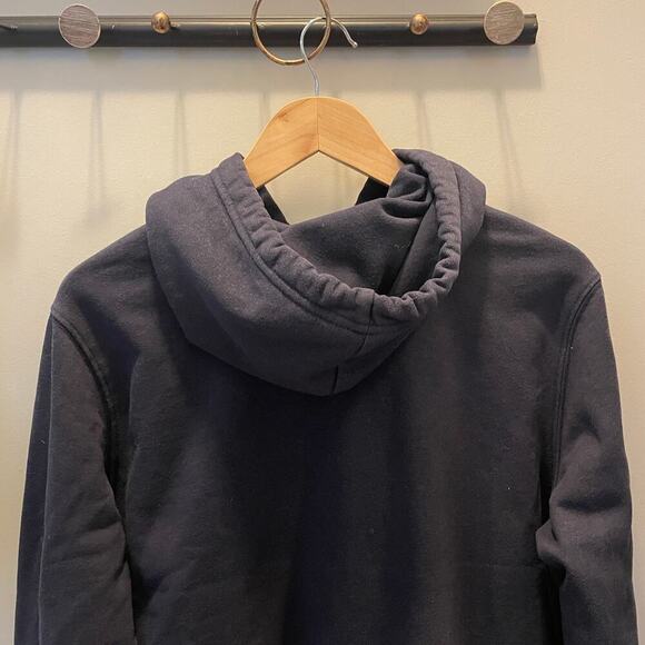 The North Face Half Dome Hoodie | Navy Blue, Fleece-Lined, Pullover, Medium - Picture 6 of 8